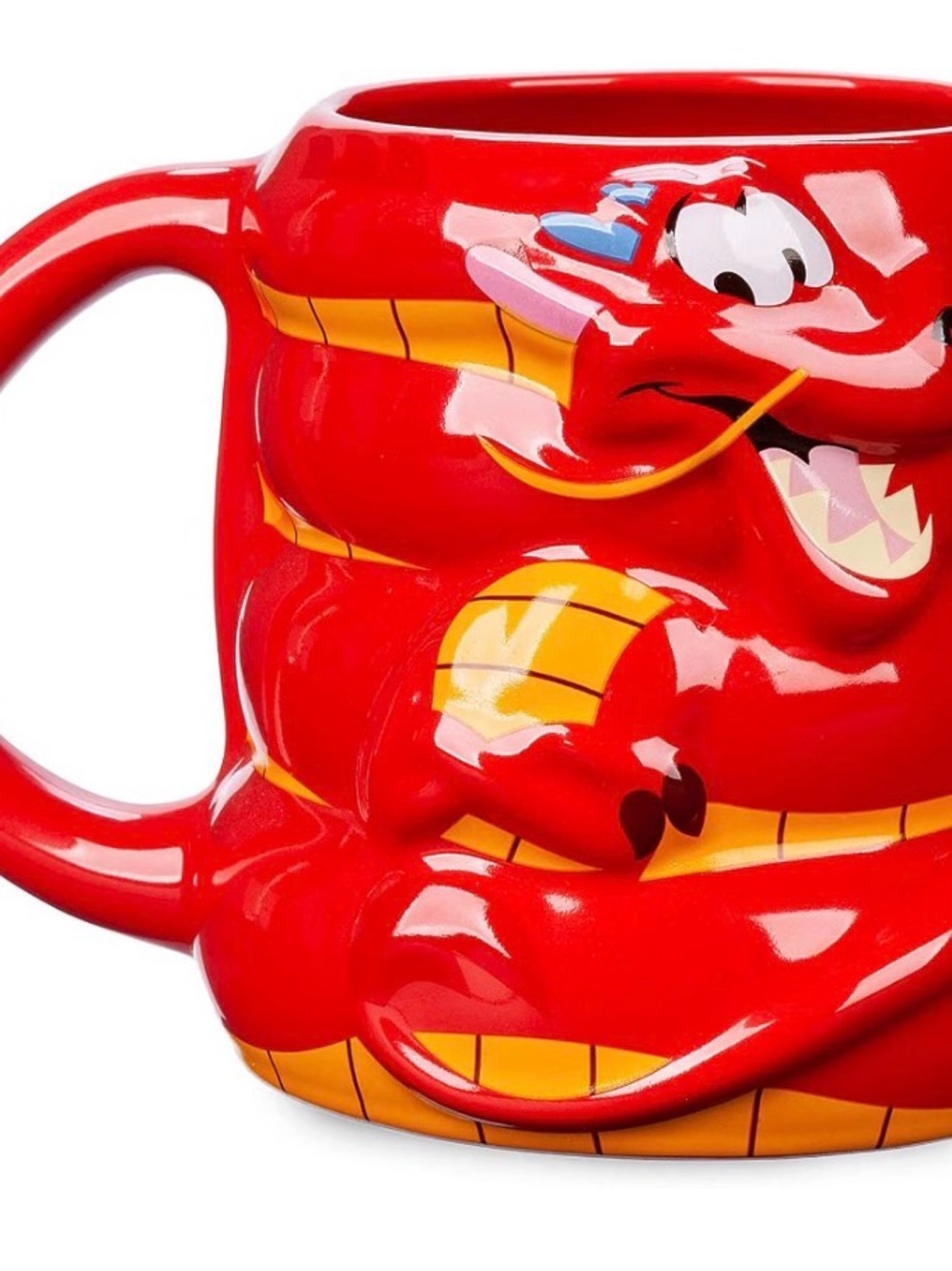 Disney Mulan Red Mushu Dragon Ceramic Mug